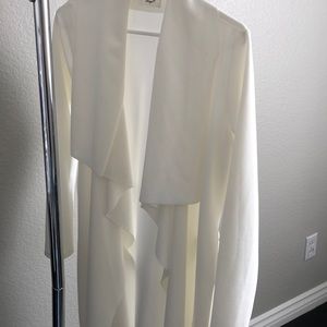 Ivory long cardigan